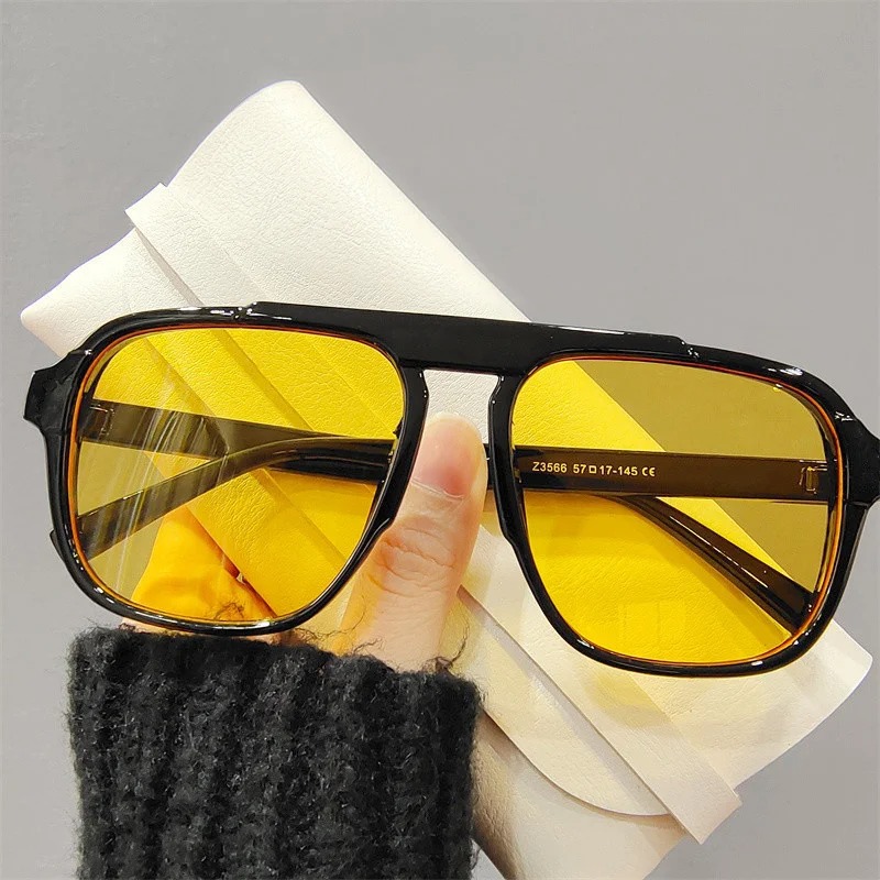 Vintage Fashion Brands - New Oversized Frame Sunglasses Classic Women's
