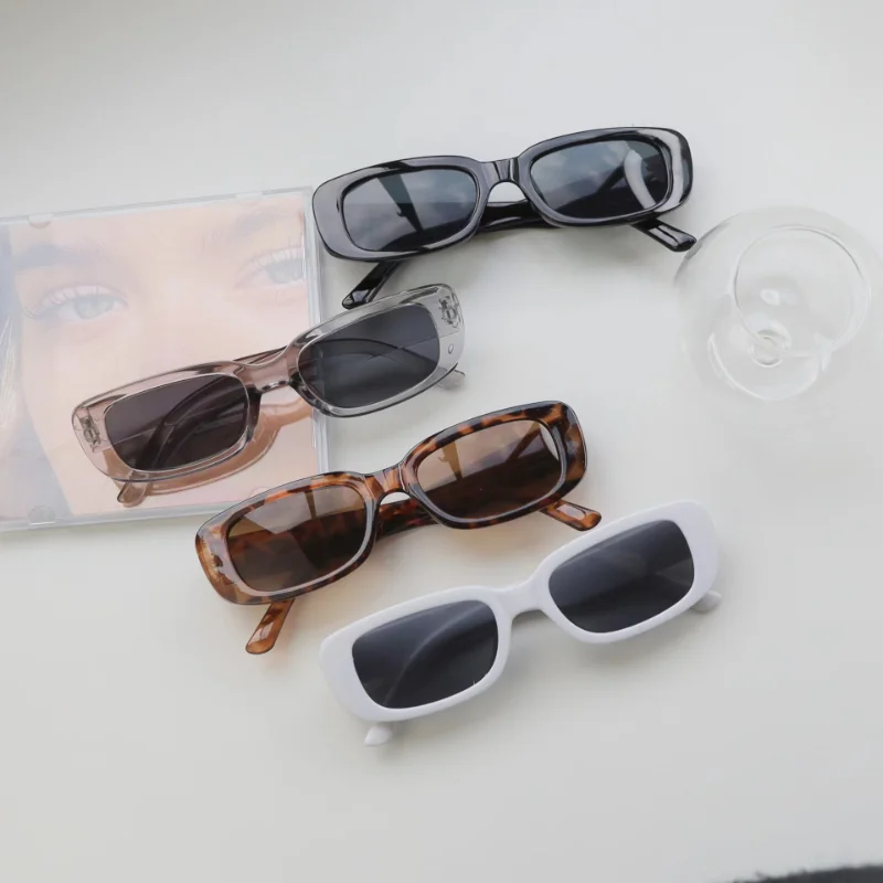 Vintage Fashion Brands - Vintage Small Square Sunglasses Woman Luxury
