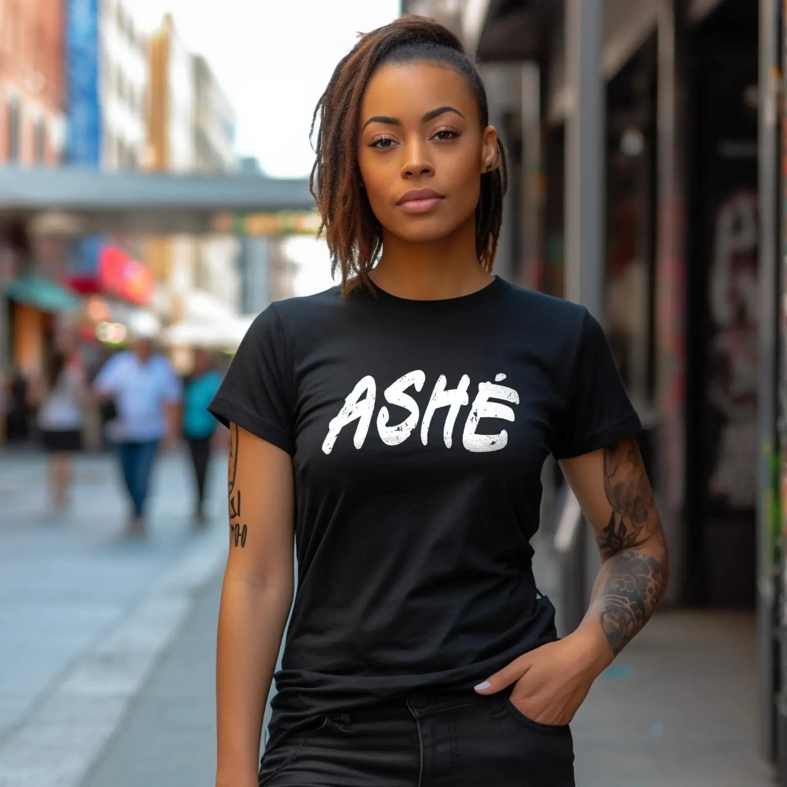 Vintage Yoruba Fashion - Ashe T Shirt Orishas Goddess Ifa