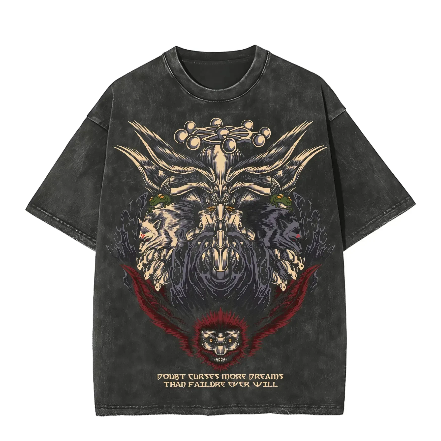 Vintage Fashion Wheel - Mahoraga Wheel T-shirt Jujutsu Kaisen Divine