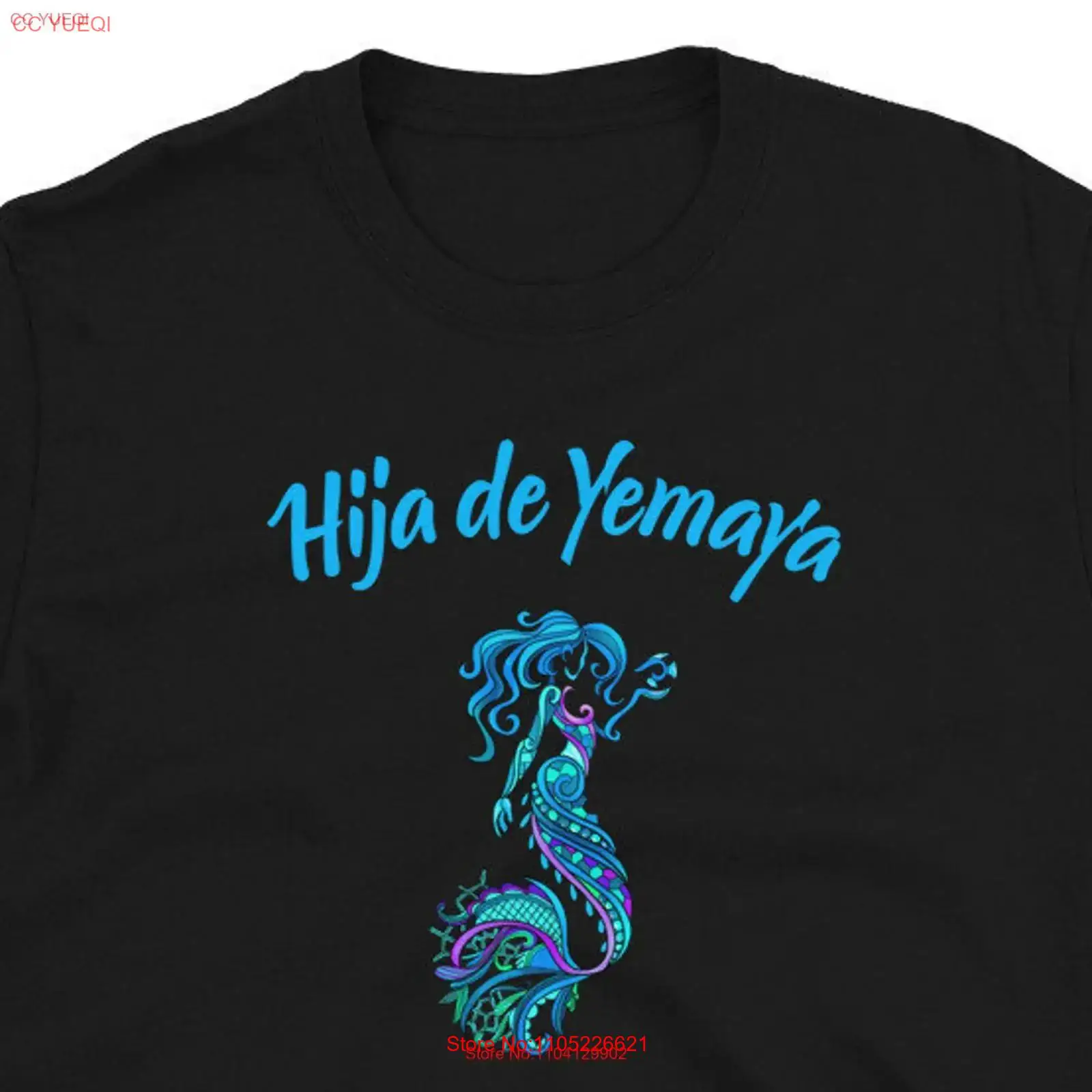 Vintage Yoruba Fashion - Yemaya T shirt Yemoja Yoruba Orisha