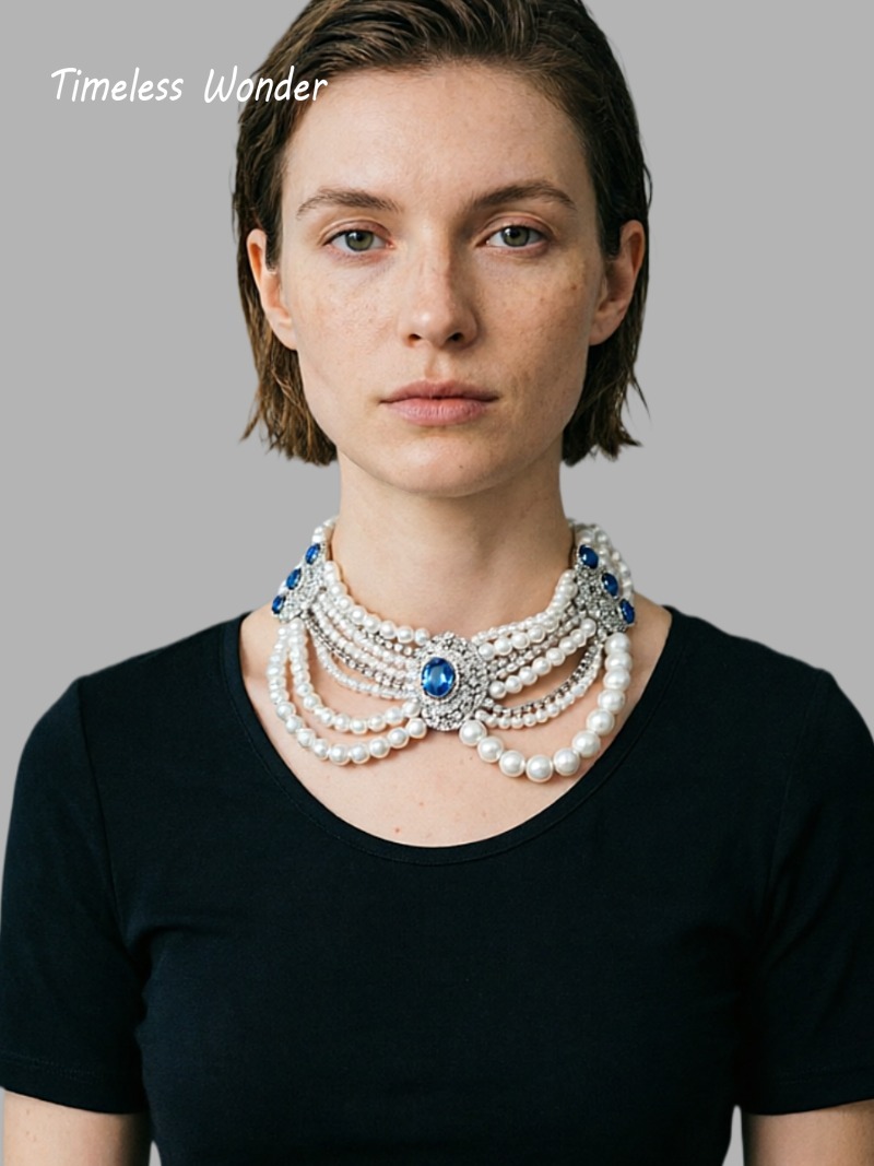 Vintage Fashion Runway - Timeless Wonder Fancy Zircon Strand Geo