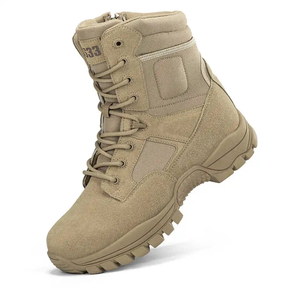 Vintage Fashion Reseller - Nonslip Genuine Leather Hiking Boots Designer
