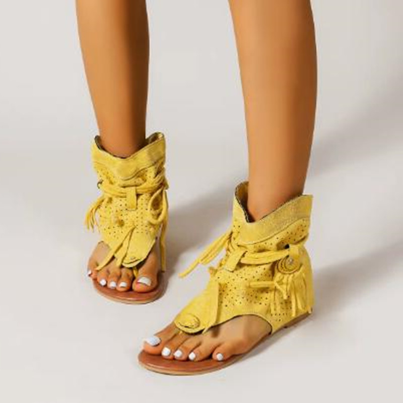 Vintage Fashion Rome - Sandals 2026 Retro Gladiator Ladies Clip