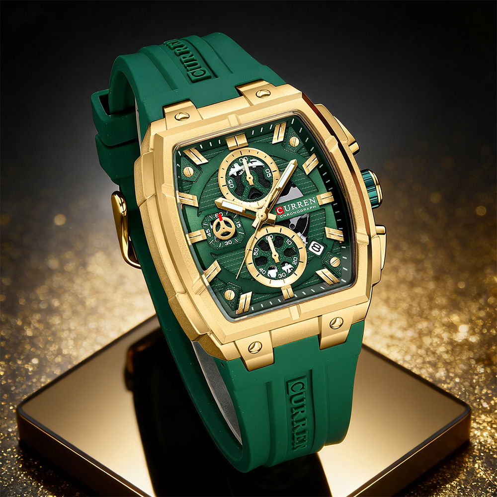 Vintage Fashion Aesthetic - CURREN Luxury Vintage Watch for Men