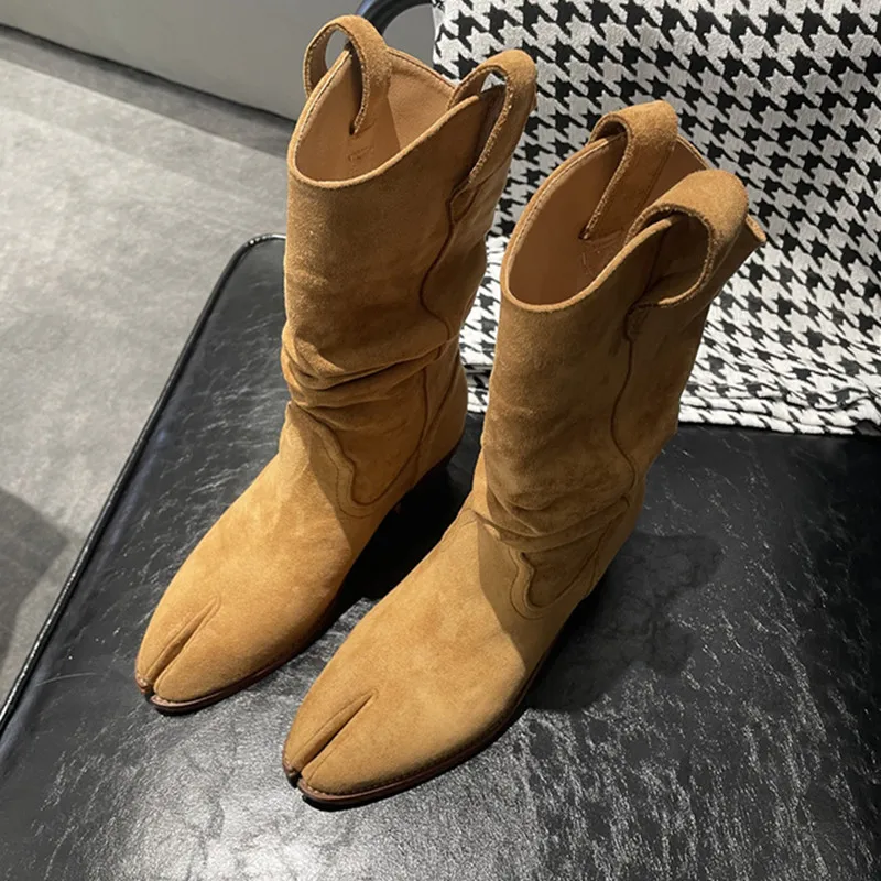 Vintage Fashion Design - Fashion Vintage Boots Split Toes Korean
