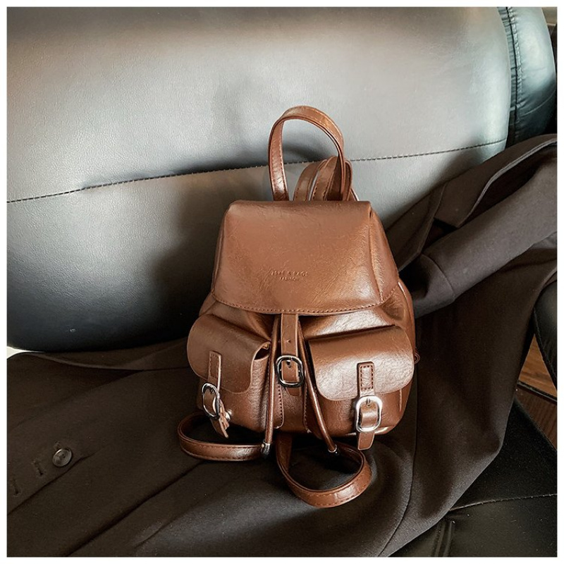 Vintage Fashion In Paris - Elegant Leather Women's Shoulder Bag High-End