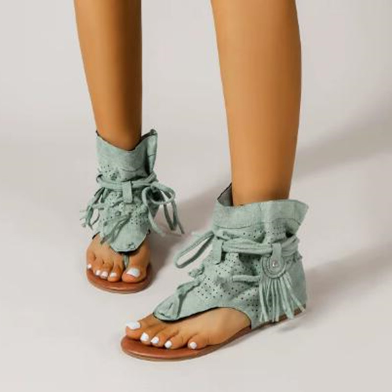 Vintage Fashion Rome - Luxury Sandals 2026 Retro Gladiator Ladies