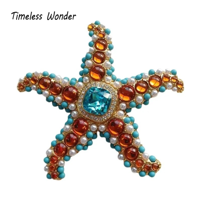 Vintage Fashion Runway - Timeless Wonder Retro Zircon Geo Glass