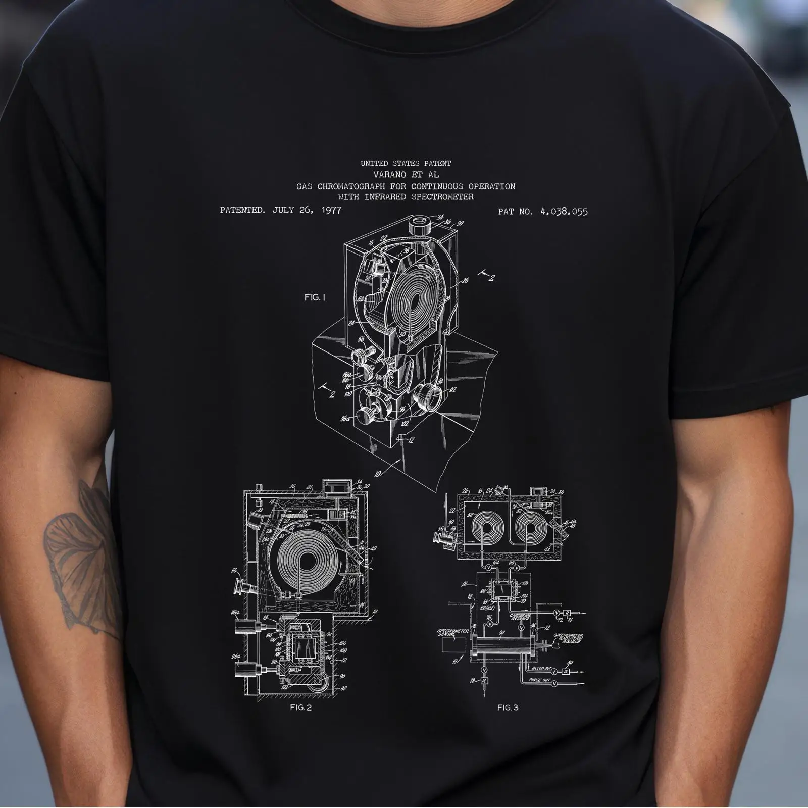 Vintage Fashion Research - Vintage 1977 US Patent Gas Chromatograph