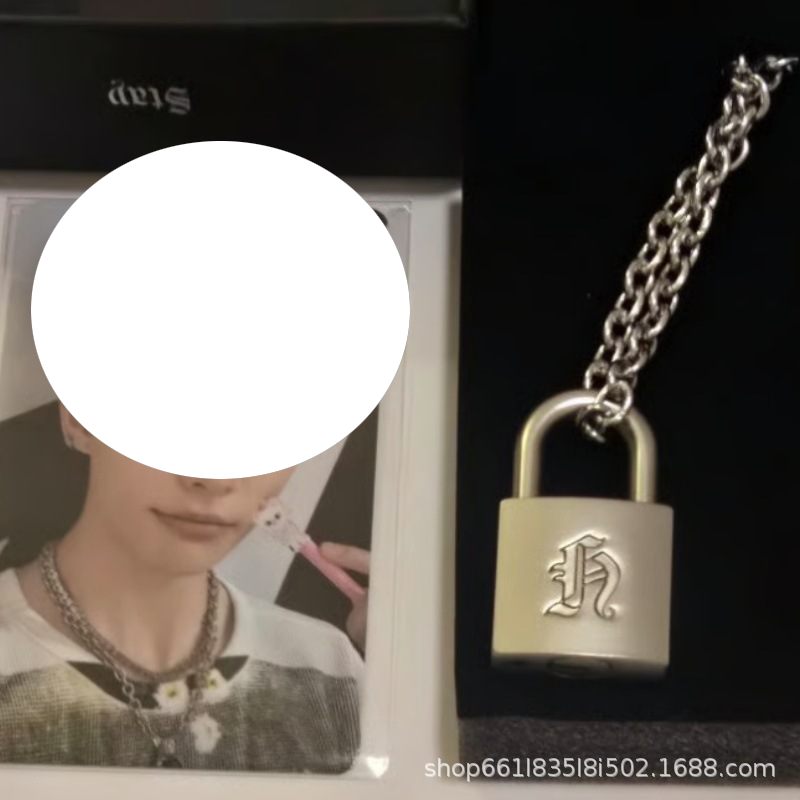 Vintage Fashion Necklace - Ashionable Creative Metal Lock Necklace Same