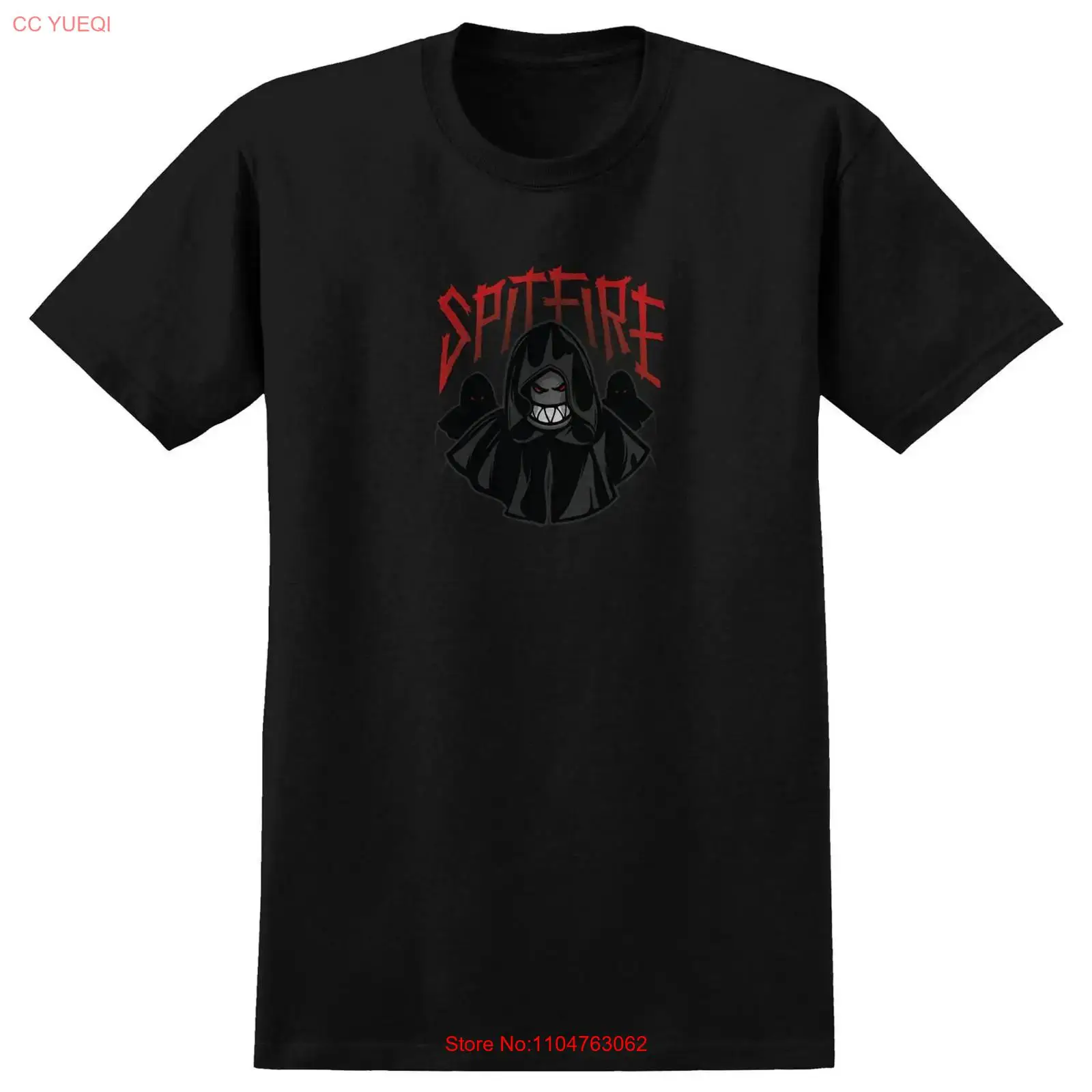 Vintage Fashion Wheel - Spitfire Wheels T Shirt Ritual Black