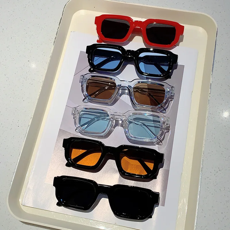 Vintage Fashion Brands - Vintage Rectangle Frame Sunglasses Outdoor Man