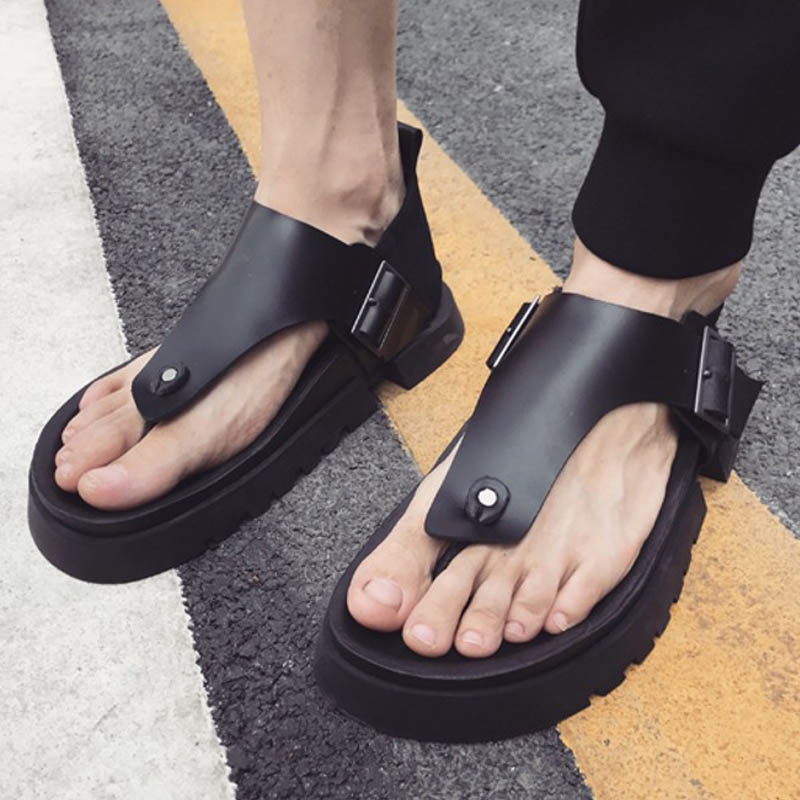 Vintage Fashion Rome - Summer Mens Fashion Thick Platform Flip