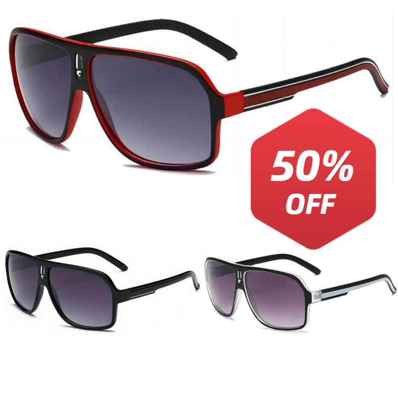 Vintage Fashion Design - Large curved retro style fashionable glasses,