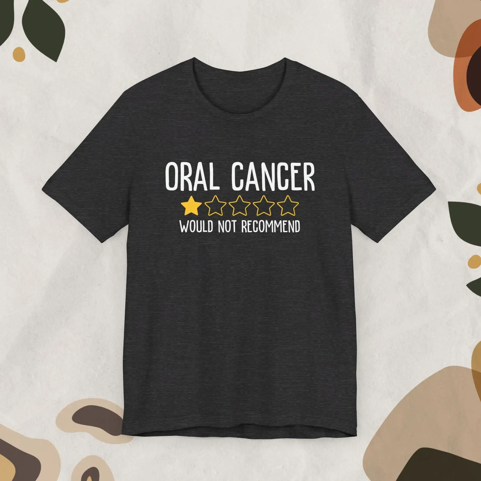 Vintage Fashion Research - Oral Cancer Awareness T Shirt Support