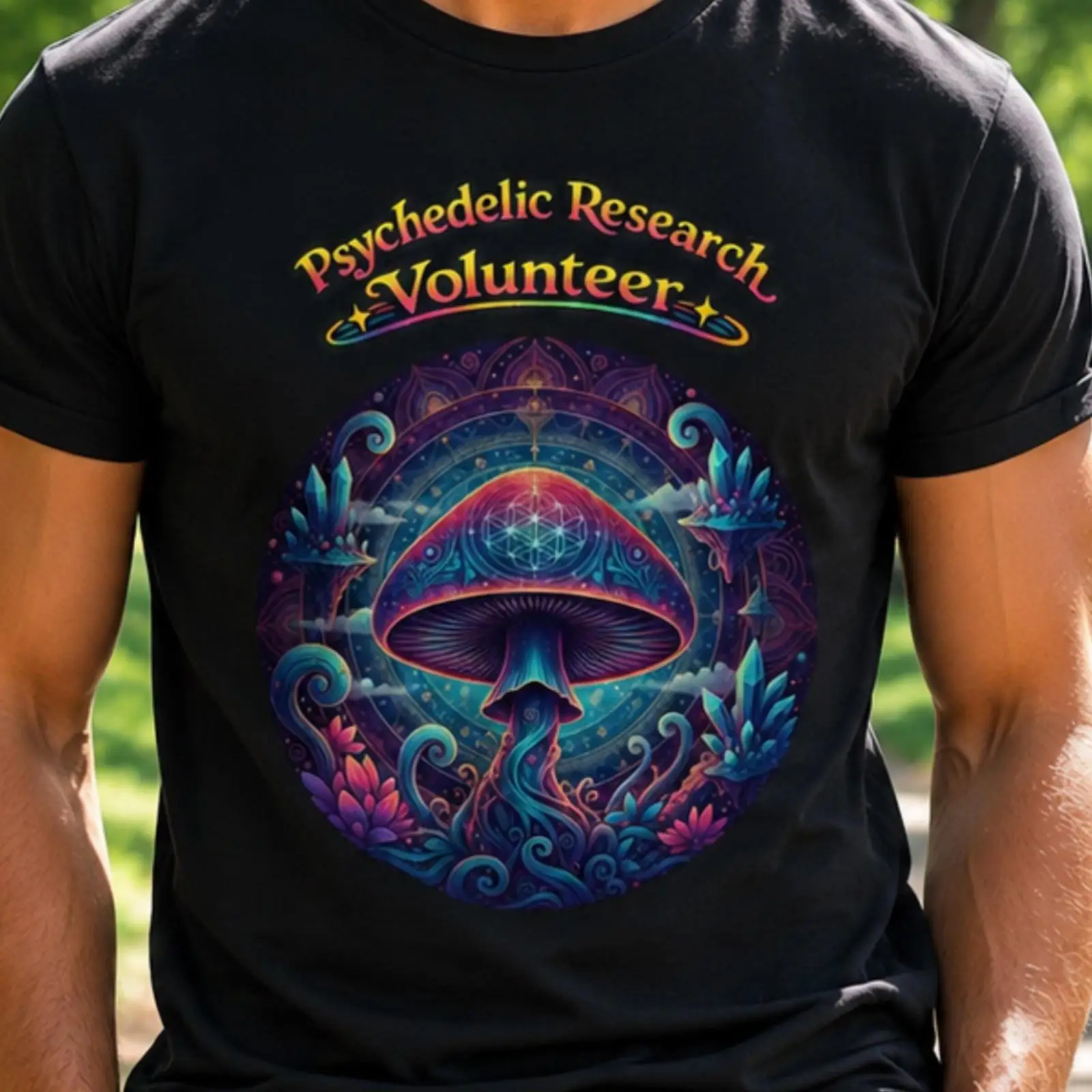 Vintage Fashion Research - Psychedelic Research Volunteer T Shirt Magic