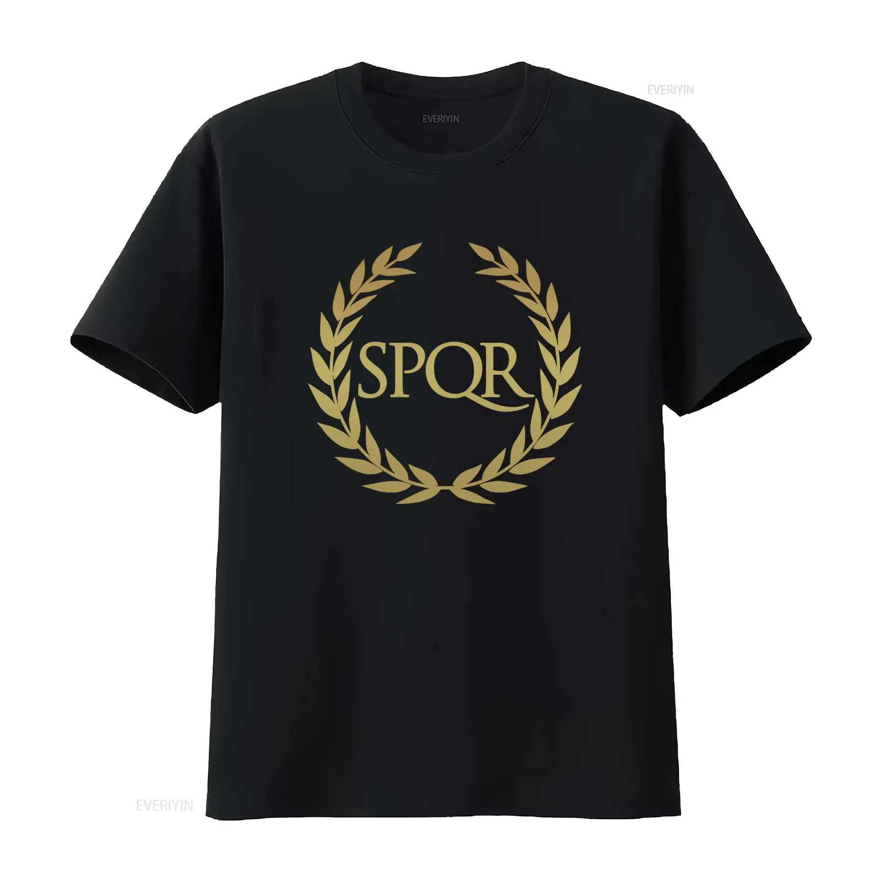 Vintage Fashion Rome - SPQR Ancient Rome Symbol Gold Laurel