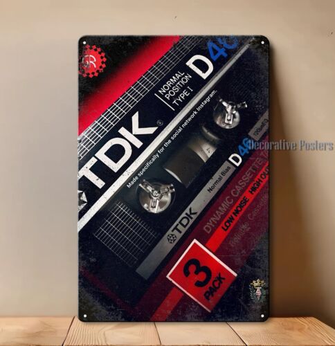 Vintage Fashion Posters - Tdk Cassette Tape Vintage Stereo Hi-Fi