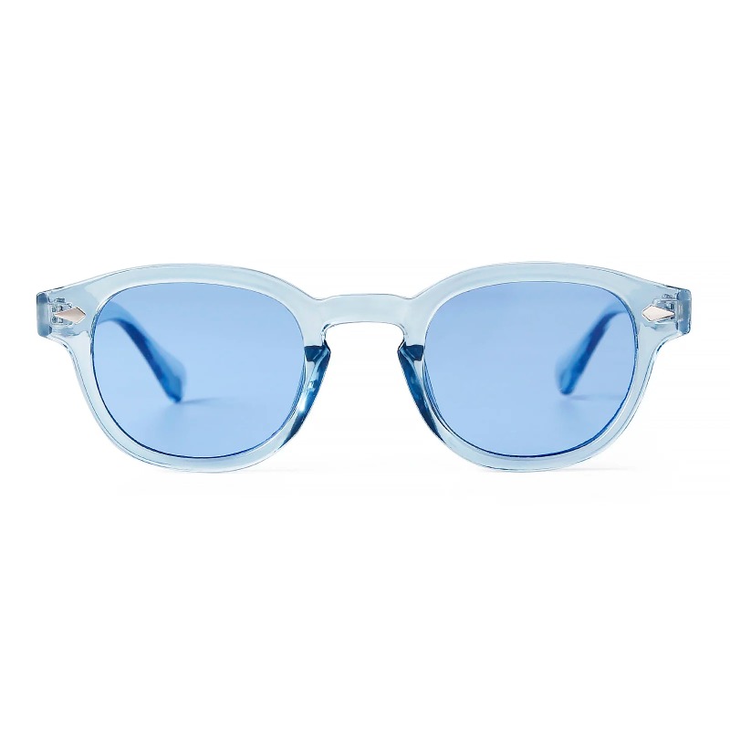 Fashion Transparent Blue Round - Vintage Fashion Design ulasan dan harga