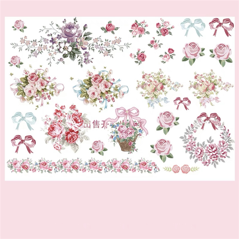 Lily of the Valley Stickers Vi - Vintage Fashion Wallpaper ulasan dan harga