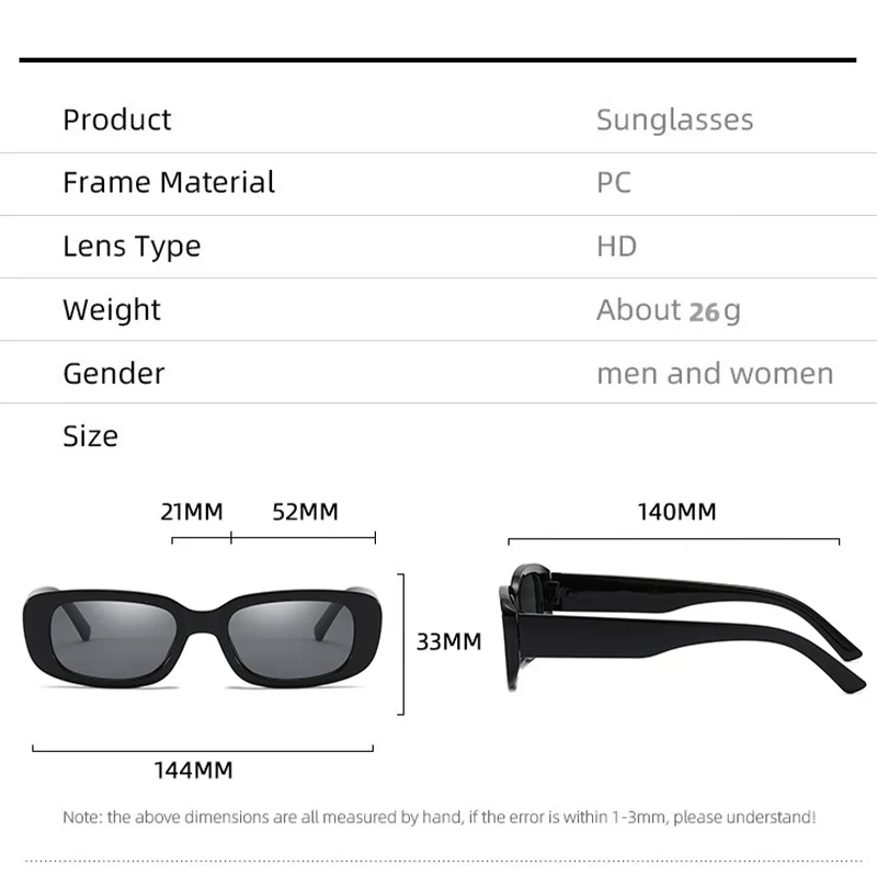 Vintage Small Square Sunglasse - Vintage Fashion Brands ulasan dan harga