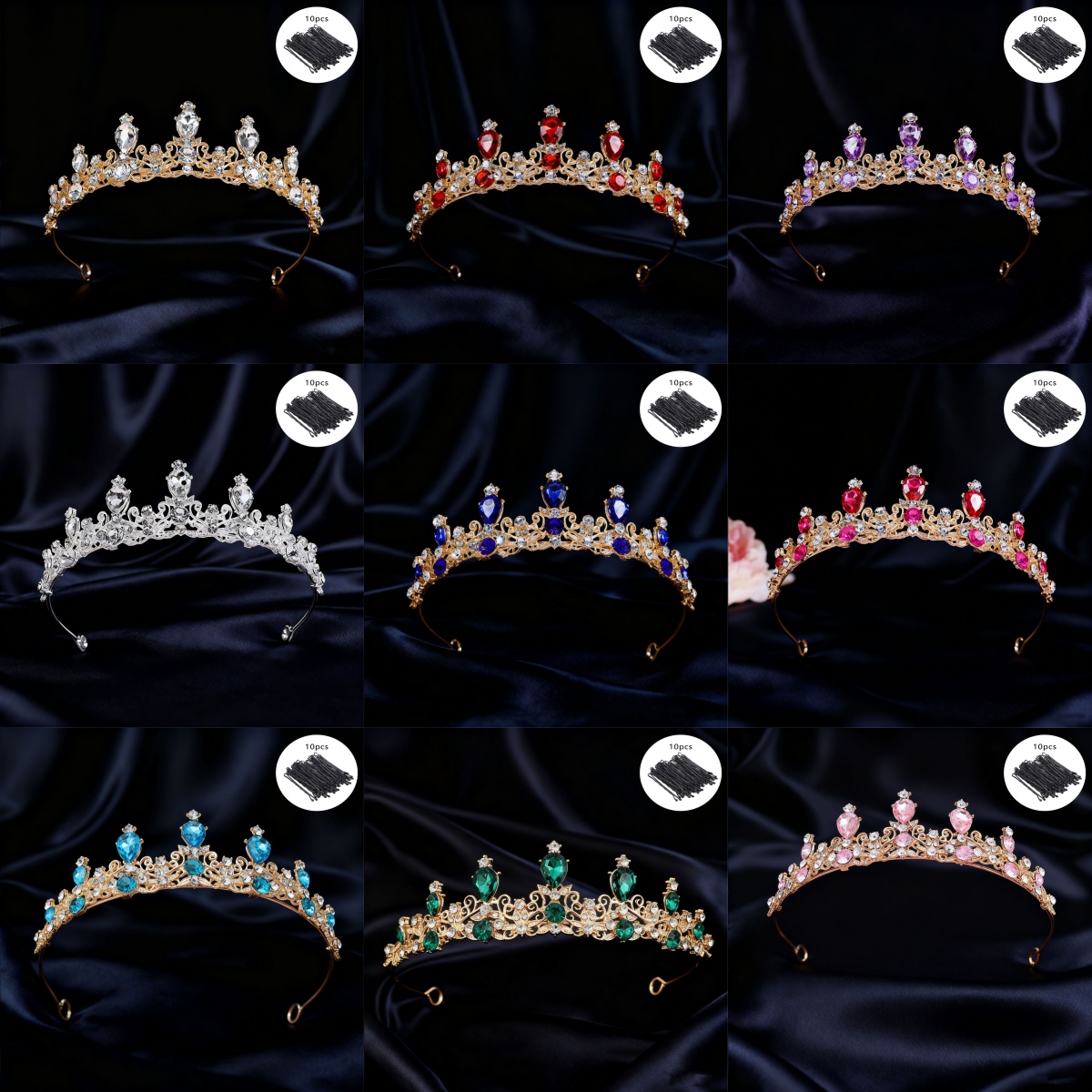 Bridal Tiara Vintage Scroll Rh - Vintage Fashion Queen ulasan dan harga