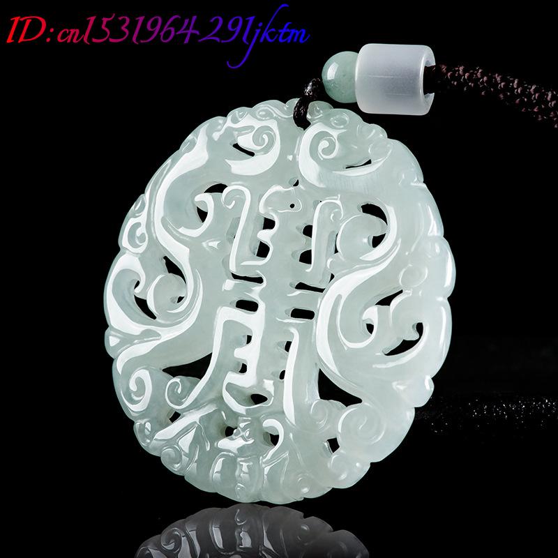 Burmese Jadeite Dragon Pendant - Vintage Fashion Necklace ulasan dan harga