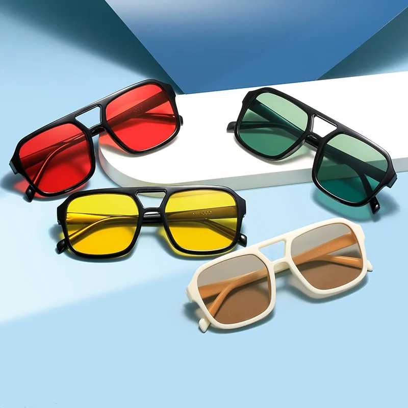 New Pc Frame Round Sunglasses  - Vintage Fashion Brands ulasan dan harga