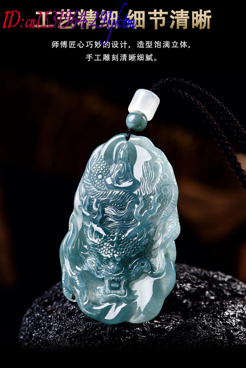 Natural Burmese Jadeite Dragon - Vintage Fashion Design ulasan dan harga
