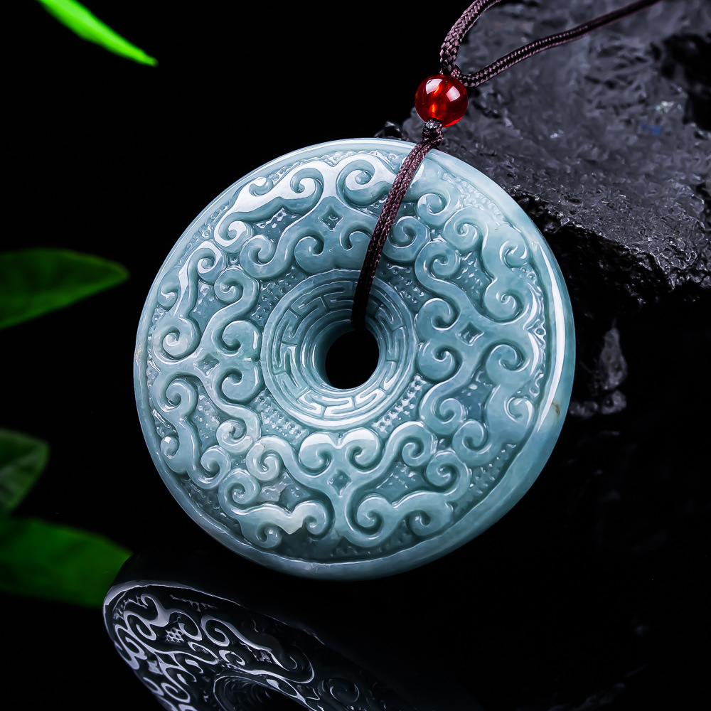Natural Burmese Jadeite Flower - Vintage Fashion Necklace ulasan dan harga
