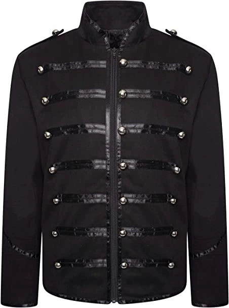 Men's Steampunk Rockstar Jacke - Vintage Fashion Jacket ulasan dan harga