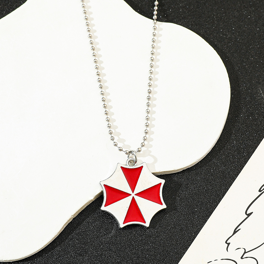Vintage Fashion Red Umbrella P - Vintage Fashion Necklace ulasan dan harga