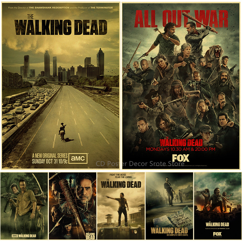 Classic TV Play The Walking De - Vintage Fashion Wallpaper ulasan dan harga