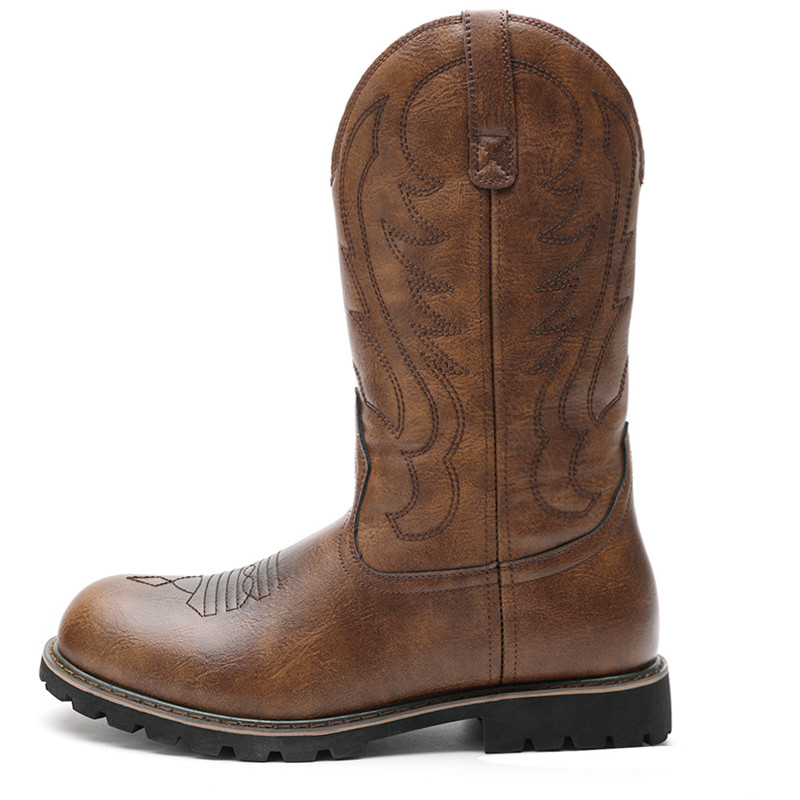 Large Size 48 Men's Boots Clas - Vintage Fashion Boots ulasan dan harga