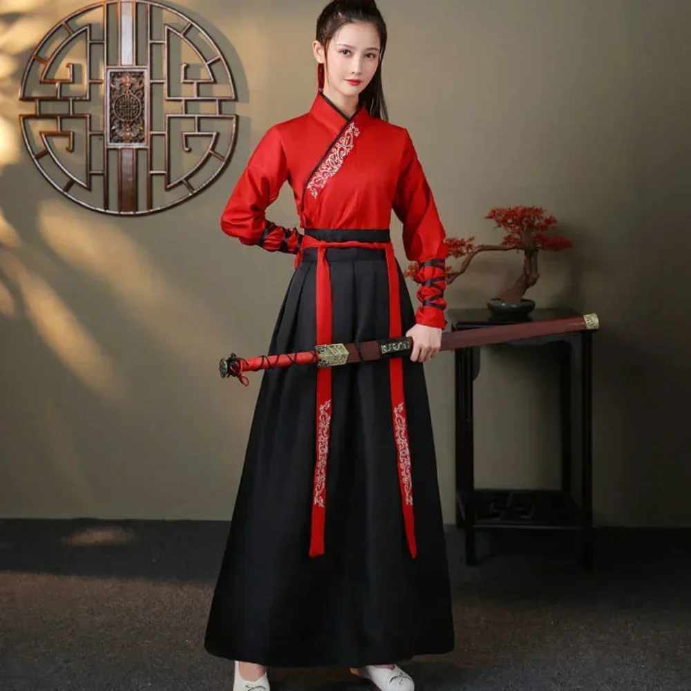 Modern Hanfu Women Top Skirt 2 - Vintage Fashion Queen ulasan dan harga