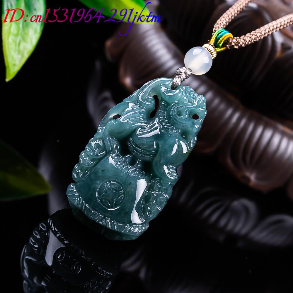 Burmese Jadeite Pixiu Pendant  - Vintage Fashion Design ulasan dan harga
