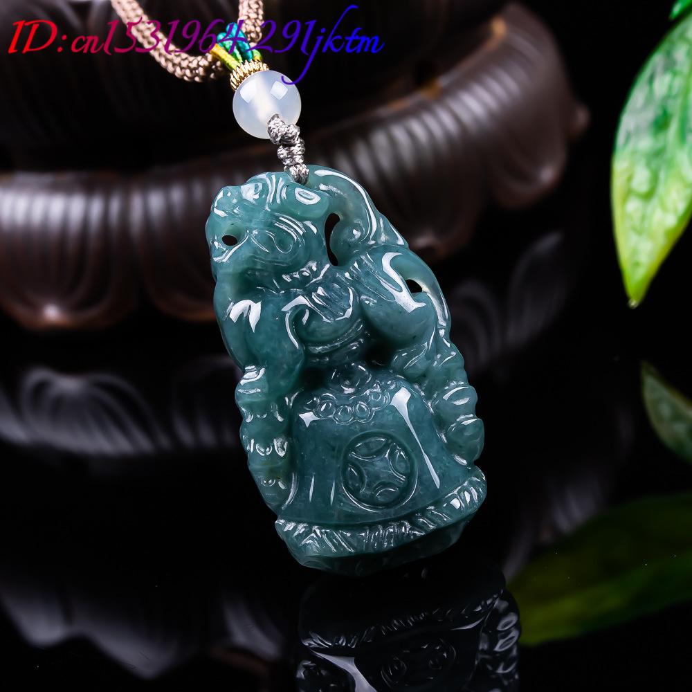 Burmese Jadeite Pixiu Pendant  - Vintage Fashion Design ulasan dan harga