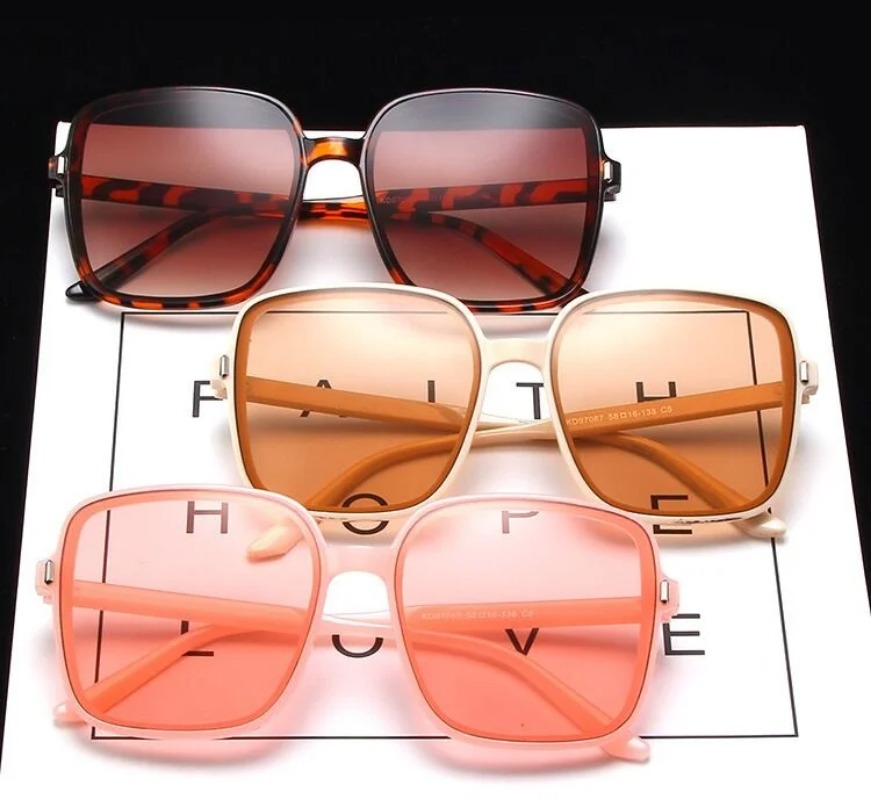 Vintage Oversized Square Sungl - Vintage Fashion Brands ulasan dan harga