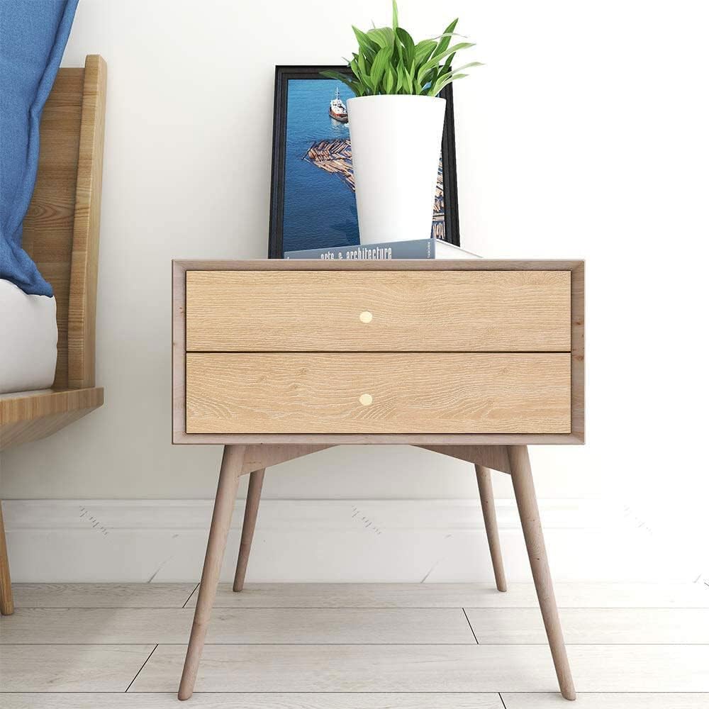 1pc Pvc Oil-proof Marble Wood  - Vintage Fashion Wallpaper ulasan dan harga