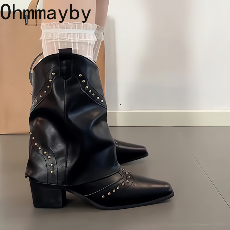 Vintage Pointed Toe Women Ankl - Vintage Fashion Rome ulasan dan harga