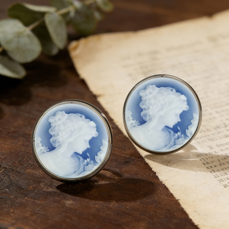 2D Vintage Lady Queen Cameo Gl - Vintage Fashion Queen ulasan dan harga