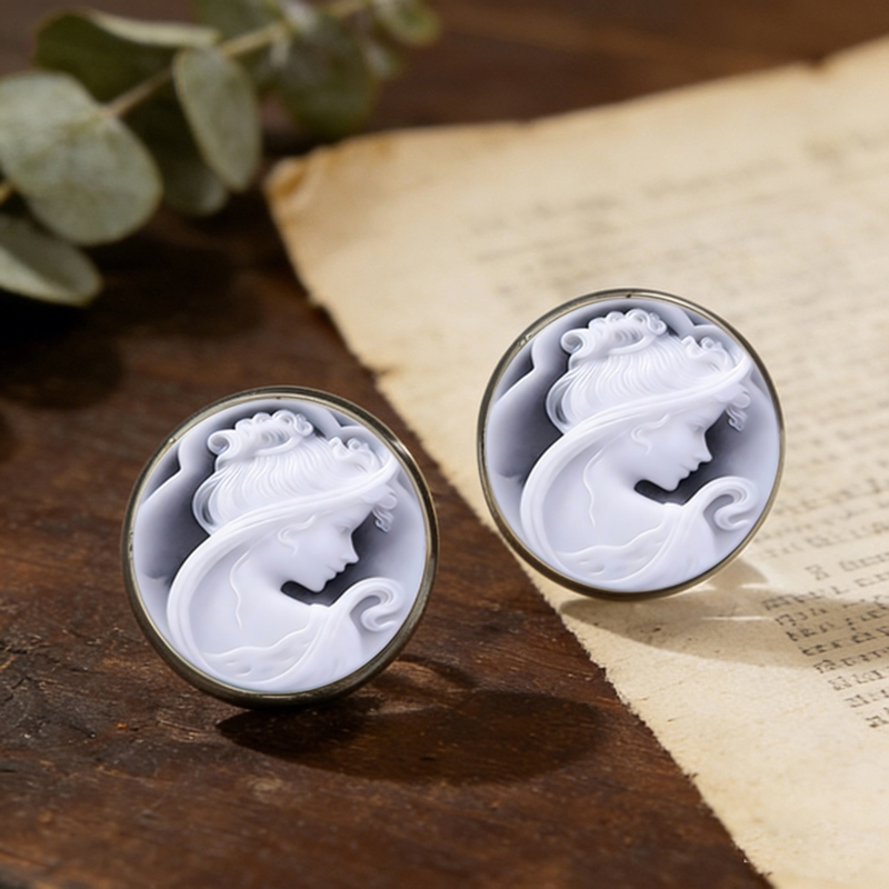 2D Vintage Lady Queen Cameo Gl - Vintage Fashion Queen ulasan dan harga