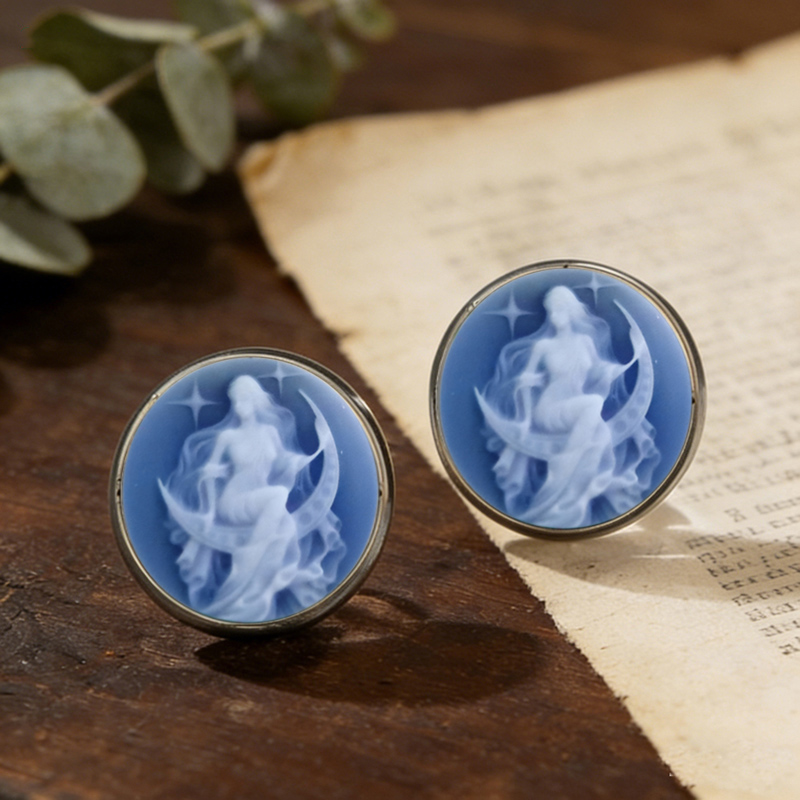 2D Vintage Lady Queen Cameo Gl - Vintage Fashion Queen ulasan dan harga