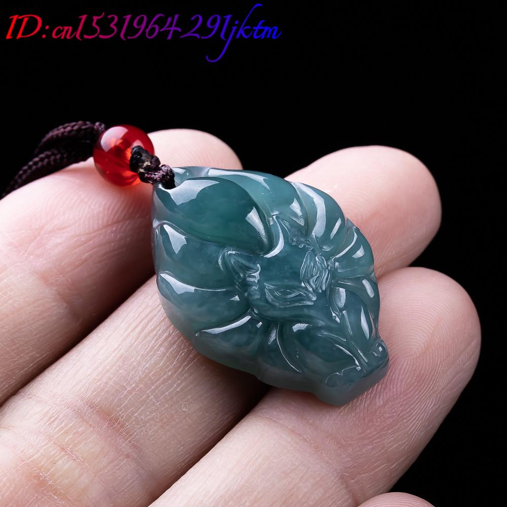 Natural Burmese Jadeite Fox Pe - Vintage Fashion Necklace ulasan dan harga