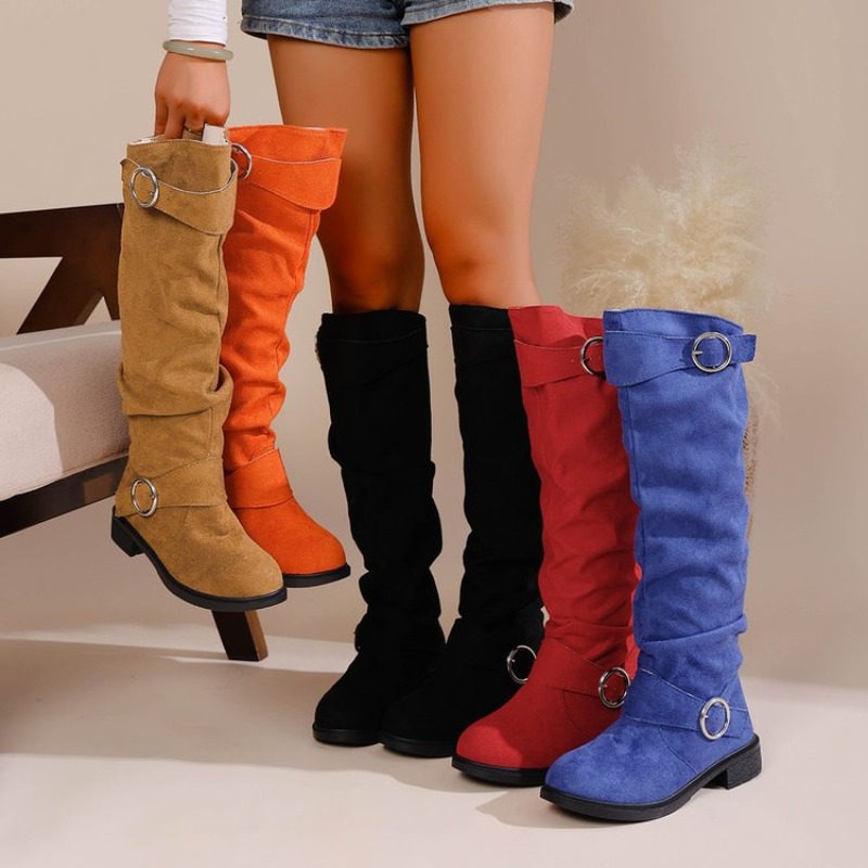 Vintage Western Style Knee Hig - Vintage Fashion Boots ulasan dan harga