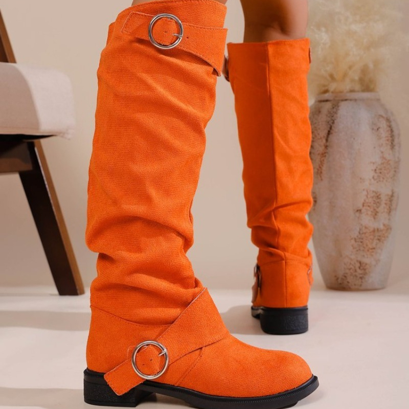 Vintage Western Style Knee Hig - Vintage Fashion Boots ulasan dan harga