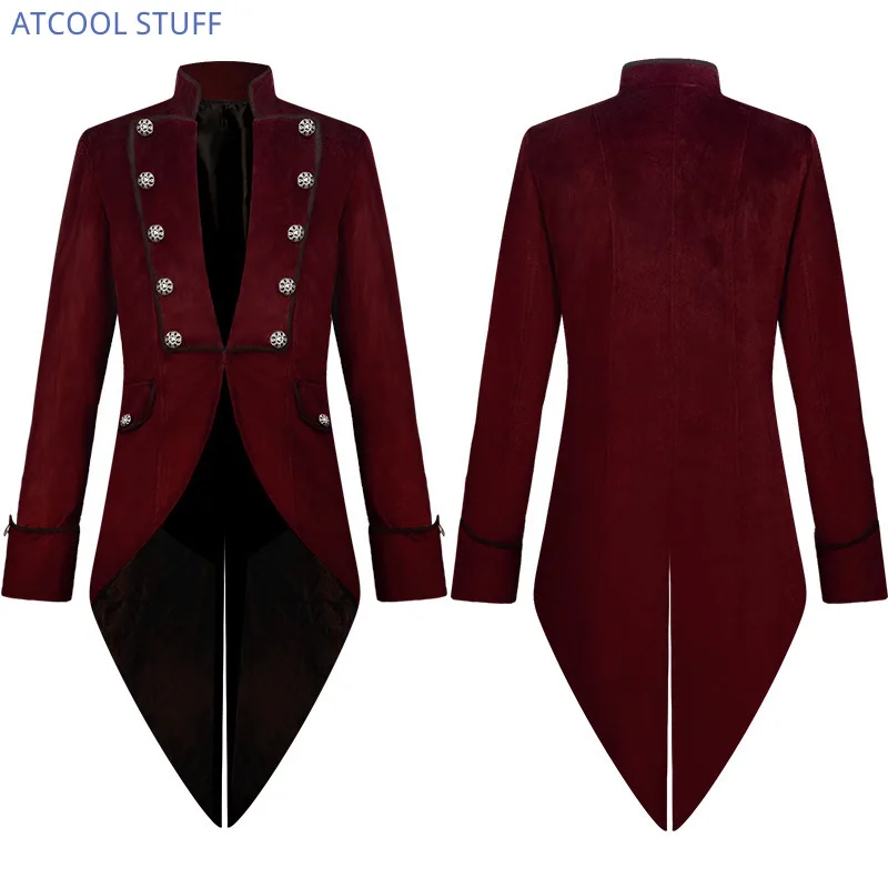 Classic Velet TailCoat Medieva - Vintage Fashion Jacket ulasan dan harga