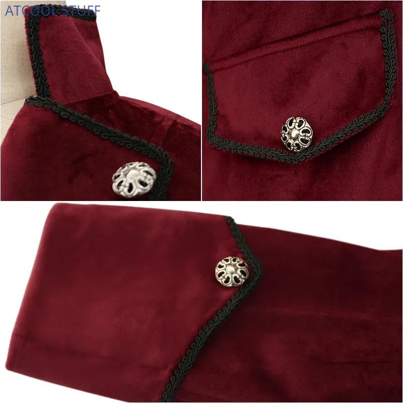 Classic Velet TailCoat Medieva - Vintage Fashion Jacket ulasan dan harga