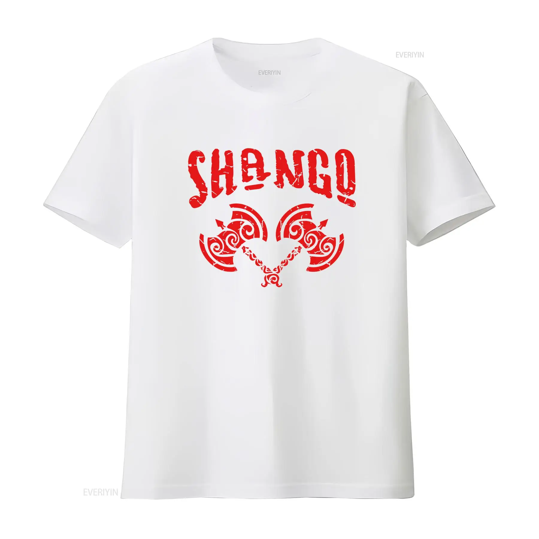 Shango T shirt Xango Orishas C - Vintage Yoruba Fashion ulasan dan harga